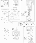 Blower Housing Flywheel Armature Rewind Diagram and Parts List for  Briggs and Stratton Engine